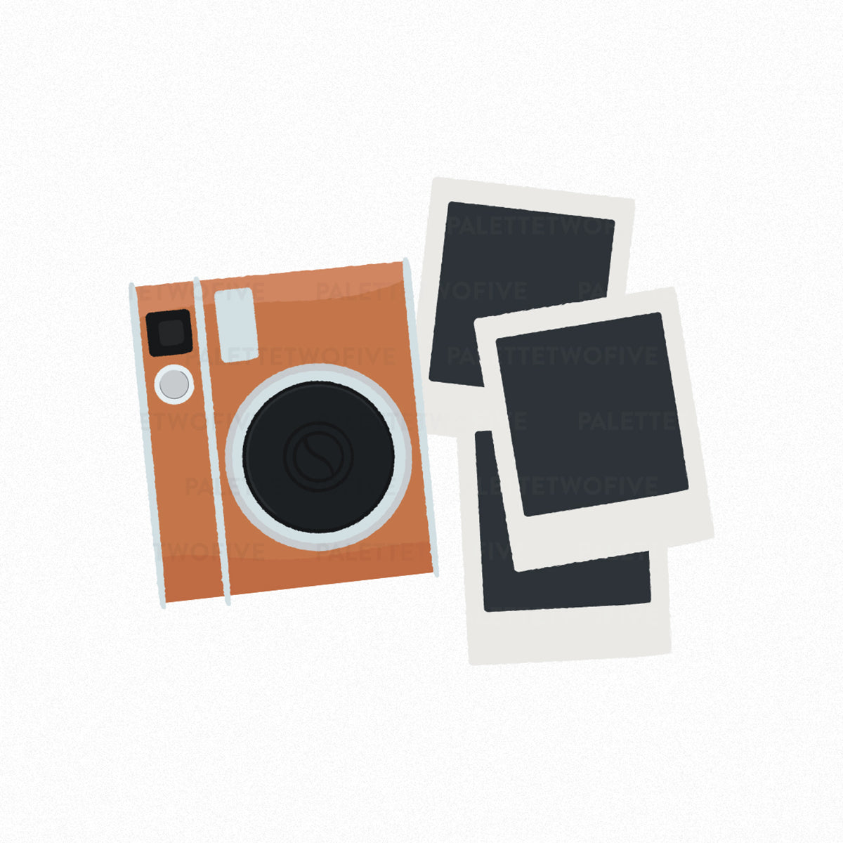 Instant Camera and Photos Illustration