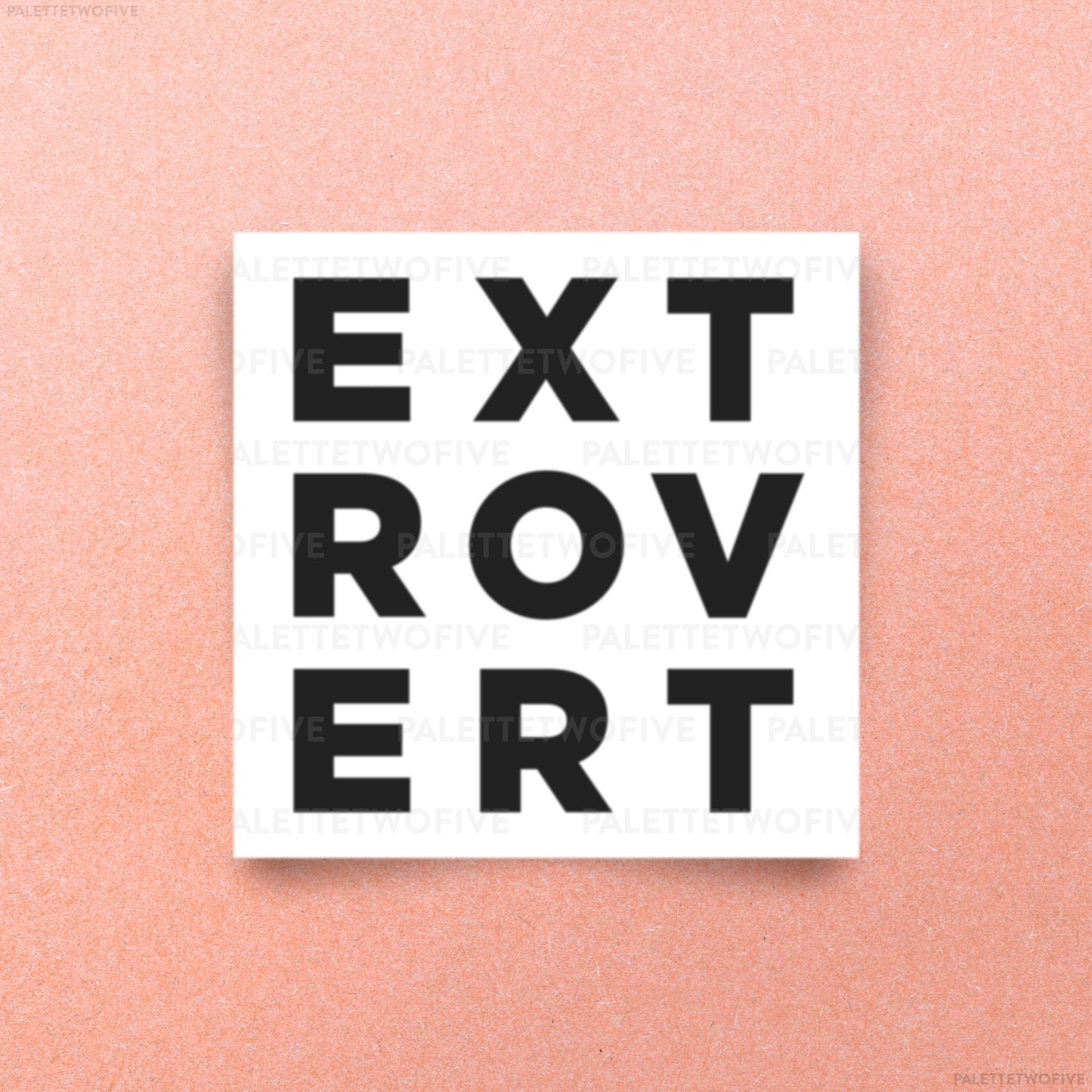 Extrovert Sticker