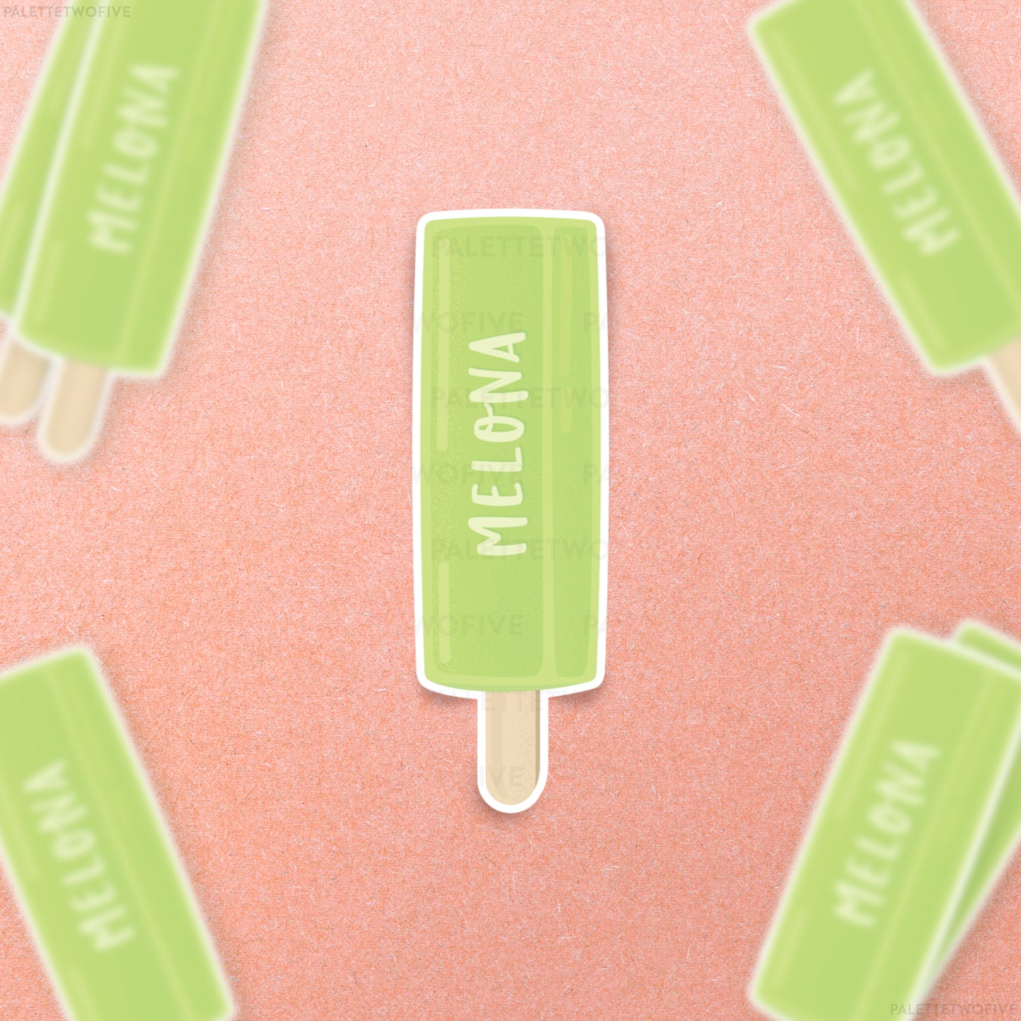 Melona Ice Cream Sticker