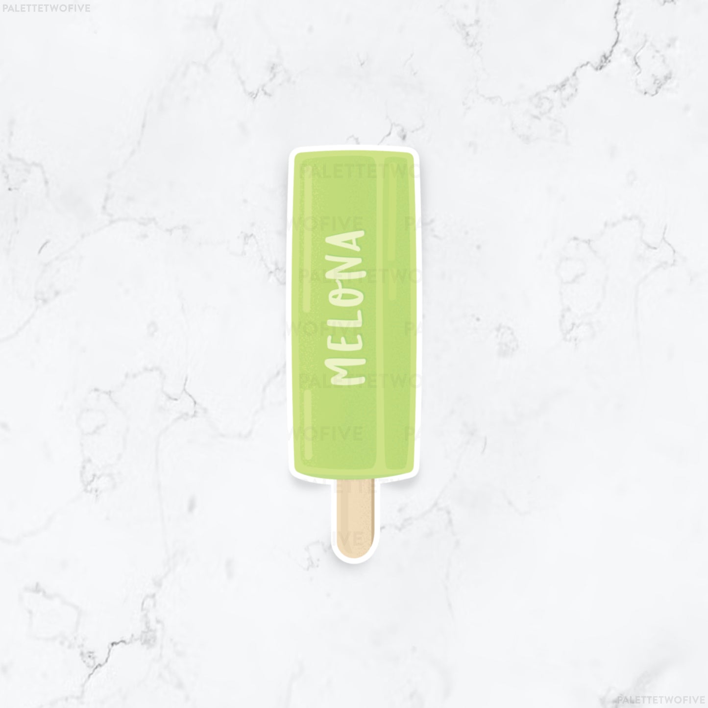 Melona Ice Cream Sticker