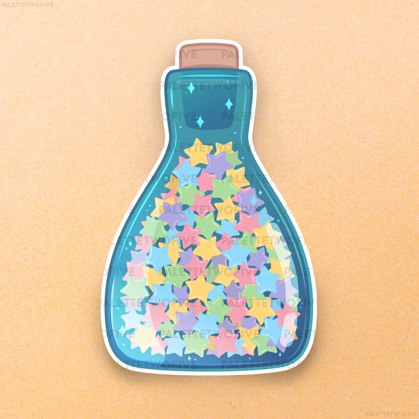 Potion Star Bottle Sticker