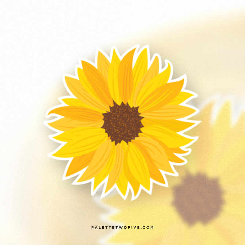 Sunflower Sticker