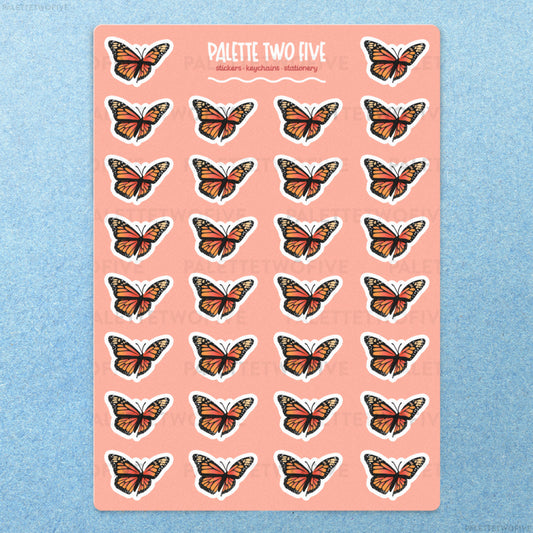 Monarch Butterfly Sticker Sheets