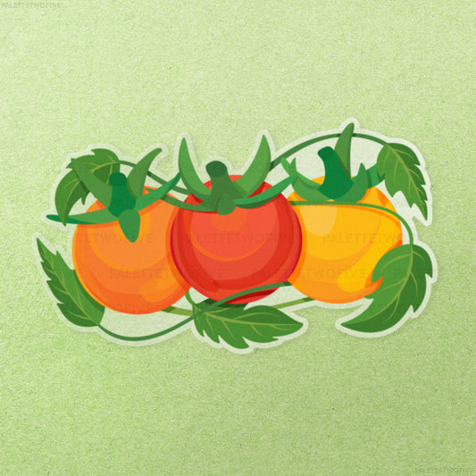 Summer Tomatoes Stickers