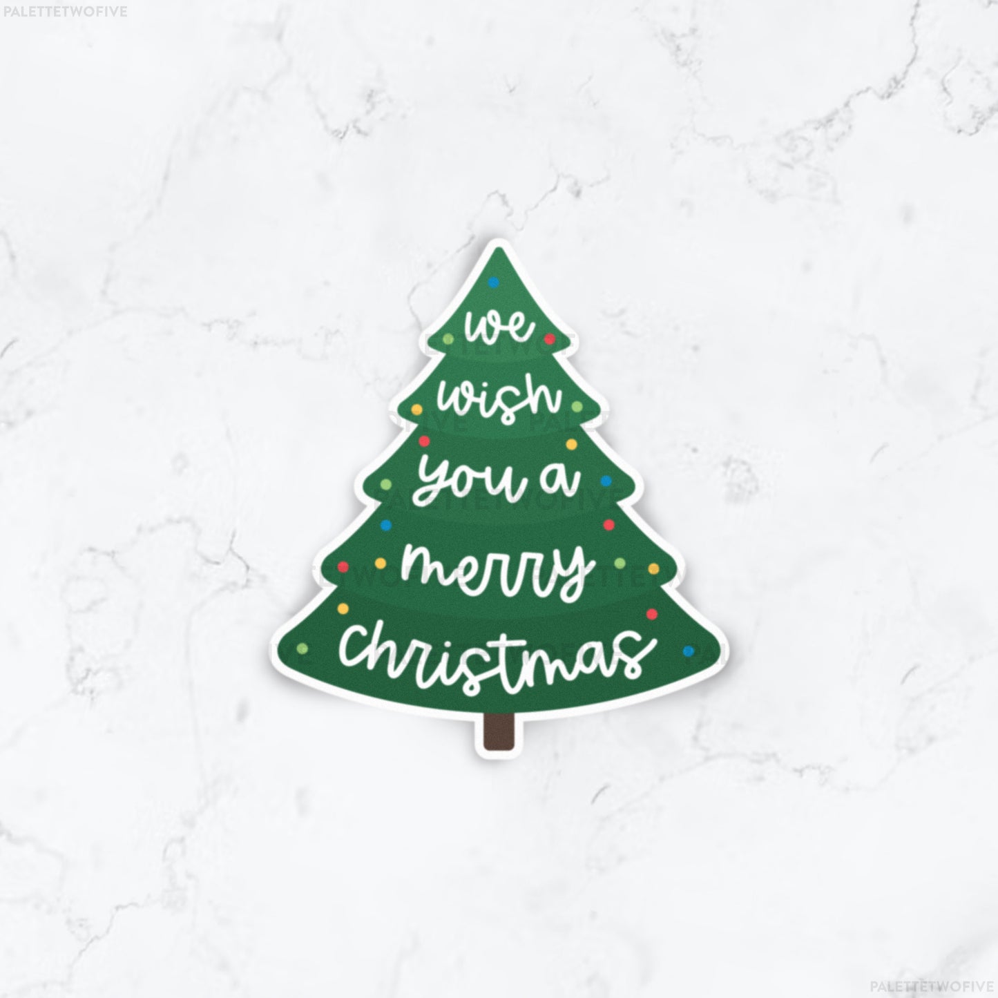 Christmas Tree Sticker