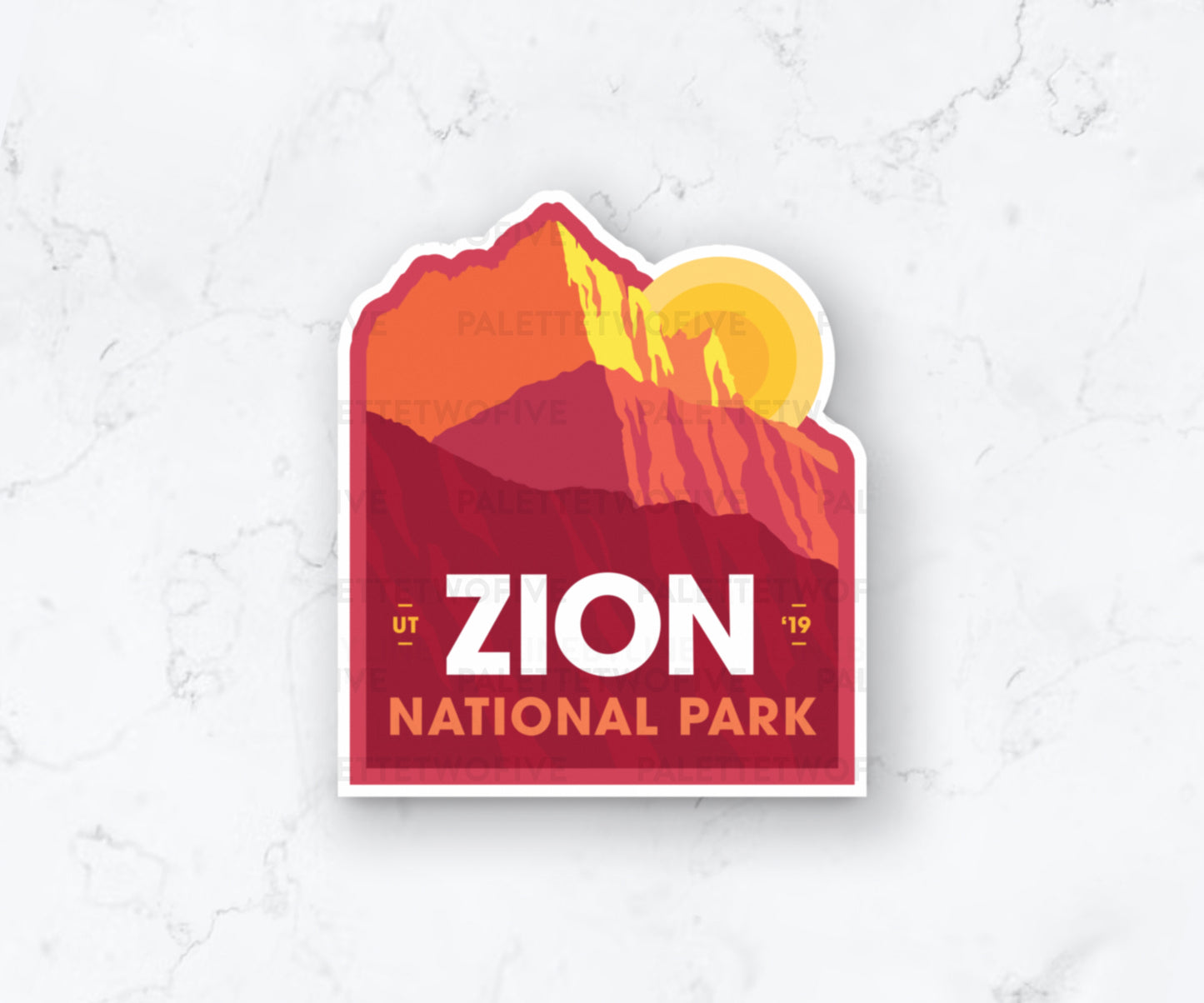 Zion National Park Sticker