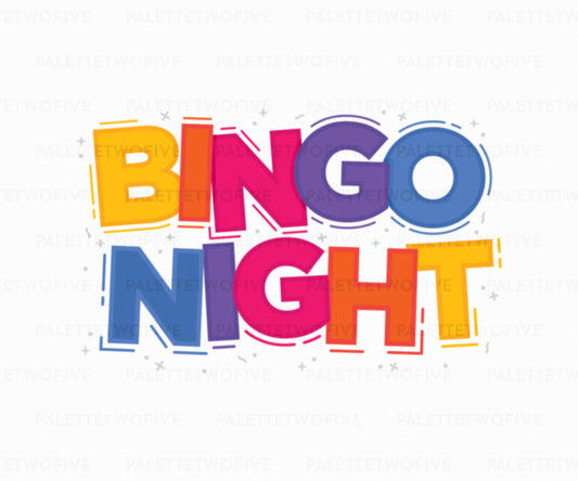 Bingo Text Illustration