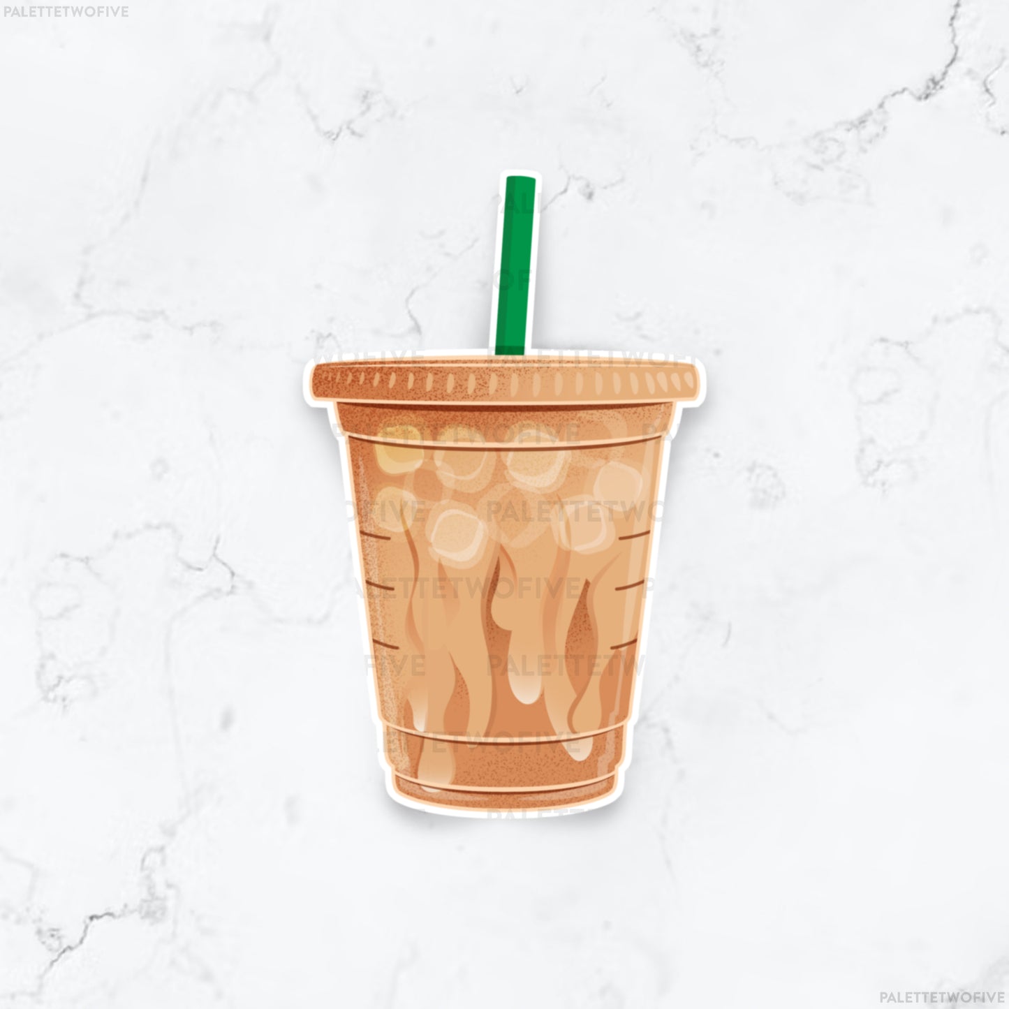 Iced Coffee Sticker