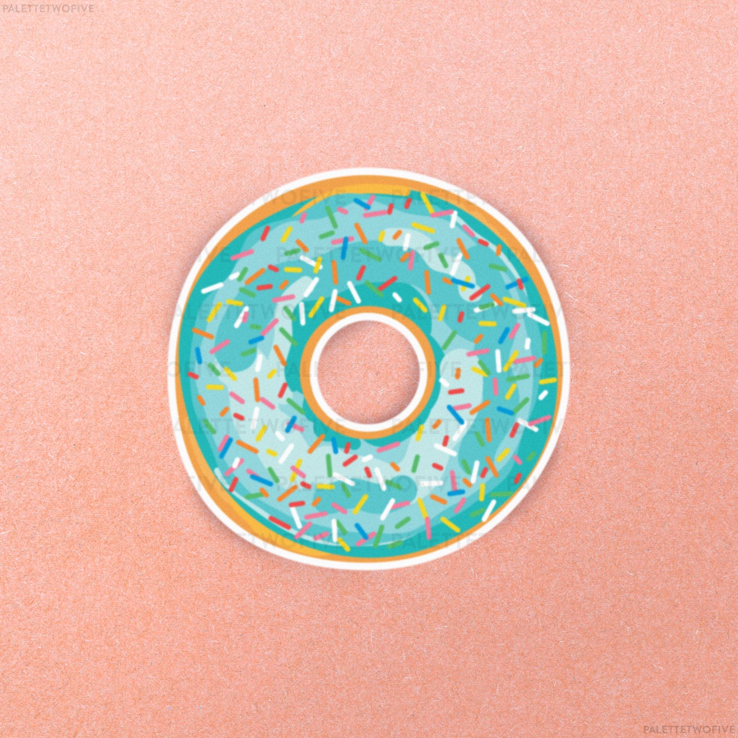 Blueberry Bliss Sprinkle Donut Sticker