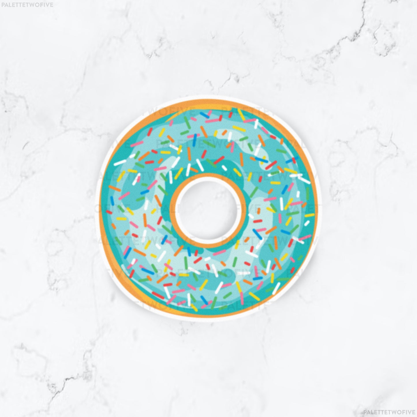 Blueberry Bliss Sprinkle Donut Sticker