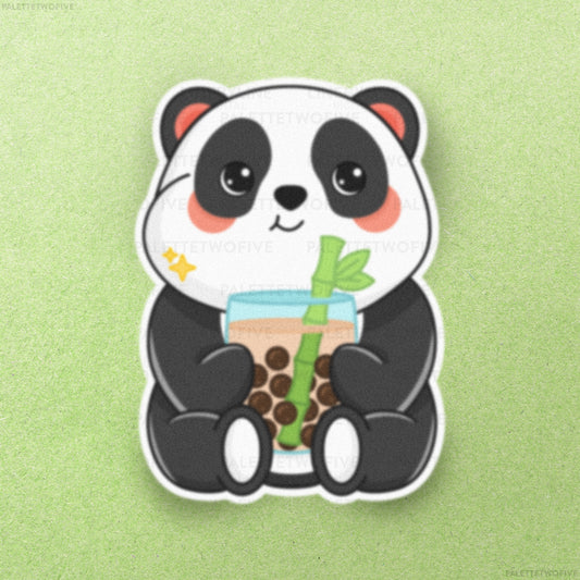 Boba Buddy Panda Sticker