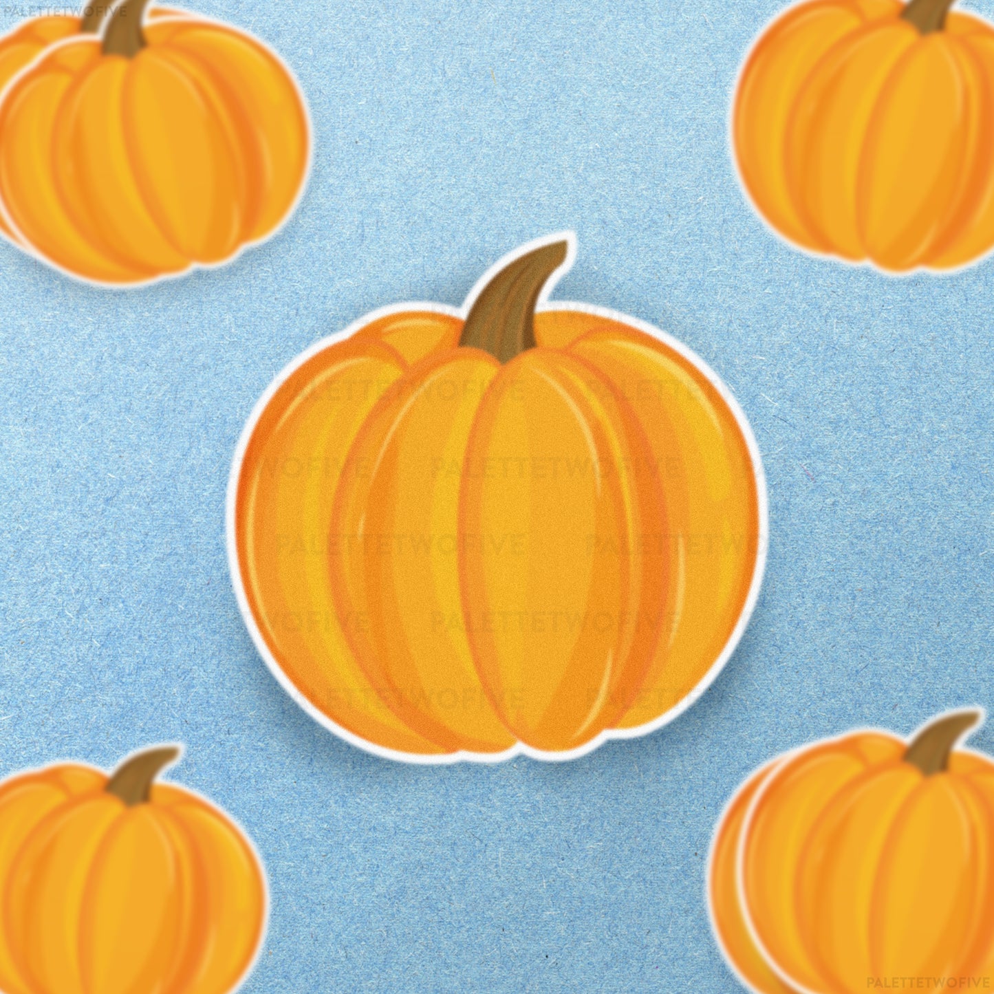 Autumn Pumpkin Sticker