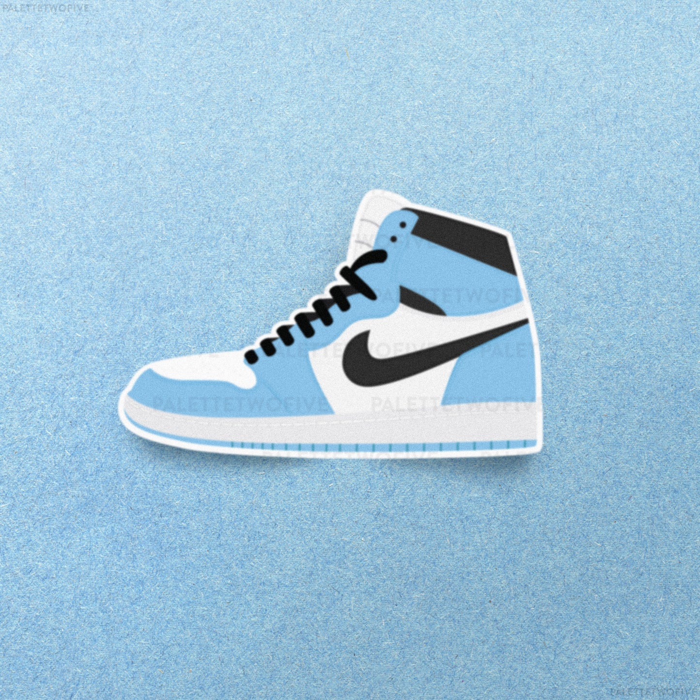 Light Blue Sneakers Sticker