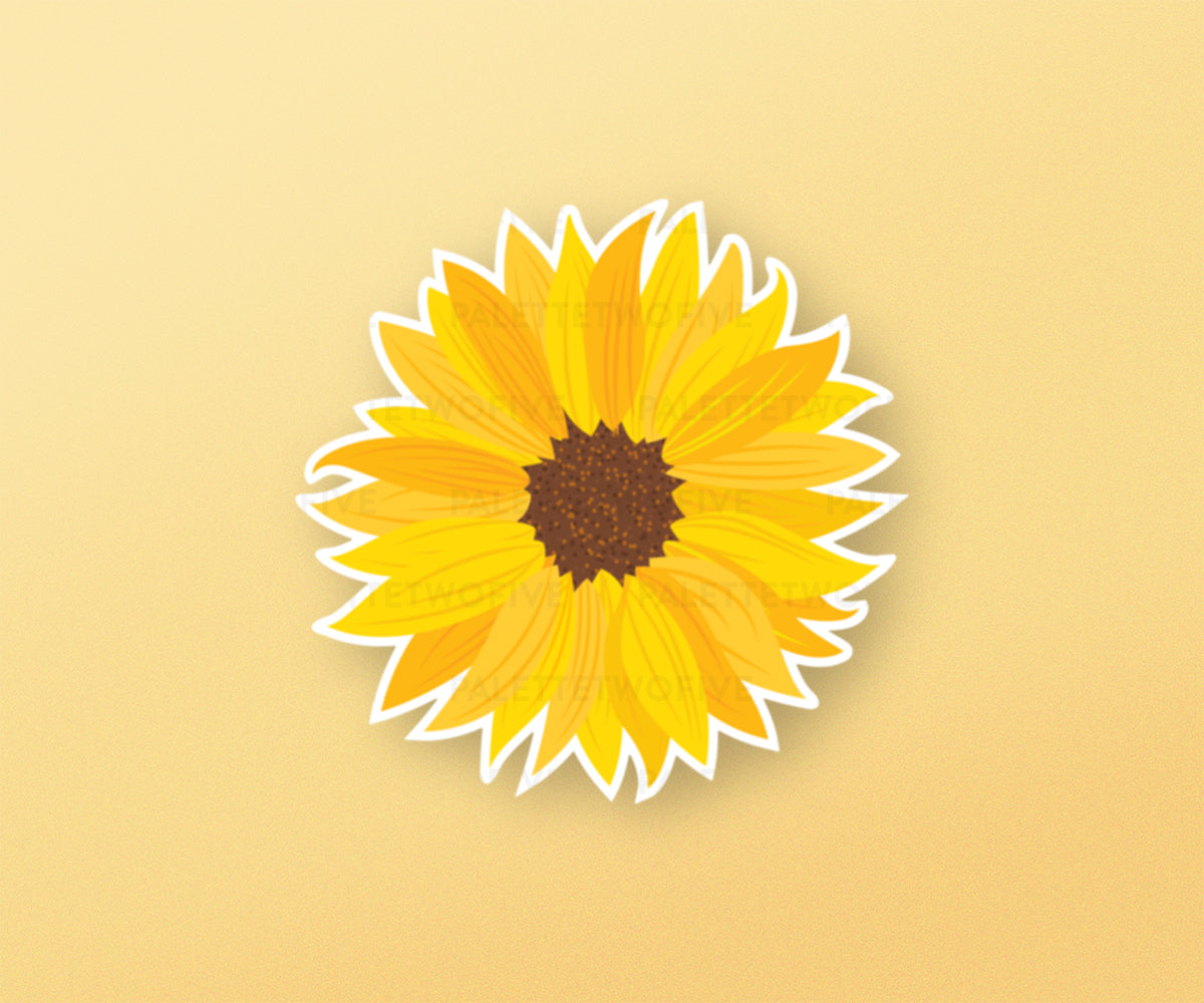 Sunflower Sticker