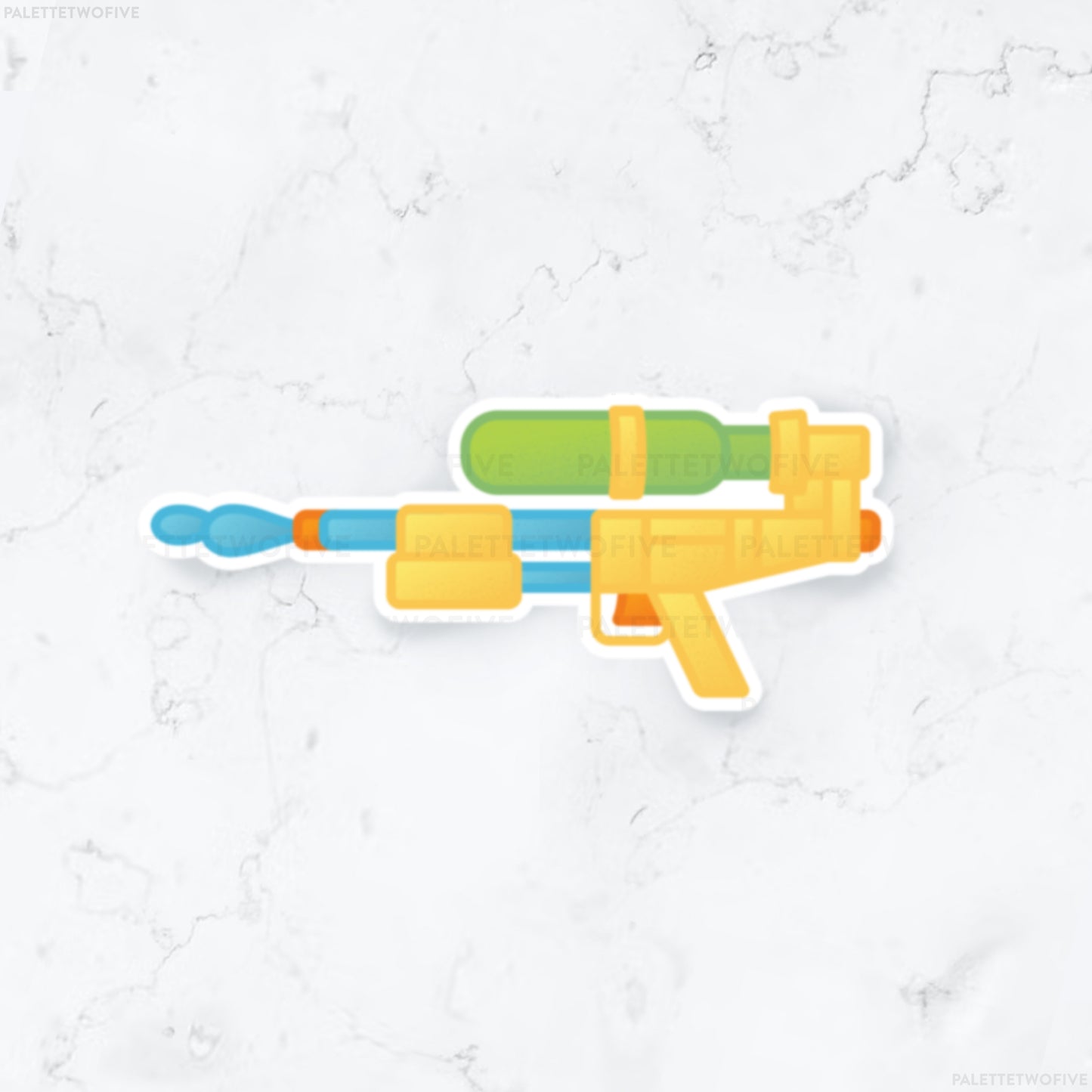 Retro 90's Water Soaker Sticker